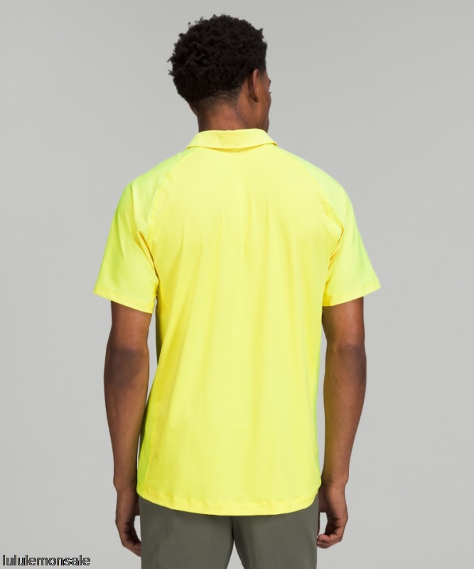 Lululemon Verkauf DELULU760 | Lululemon Deutschland Electric Lemon Stretch Golf Poloshirt